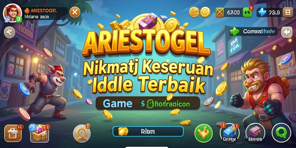 Tampilan gameplay ARIESTOGEL yang menarik dan interaktif.