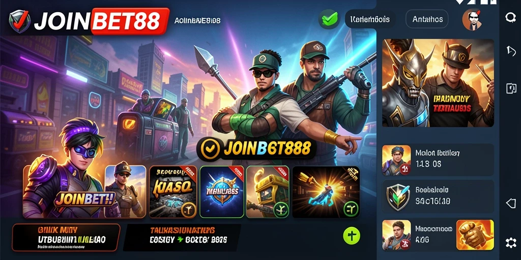 Tampilan utama JOINBET88 dengan fitur-fitur canggih untuk meningkatkan produktivitas.