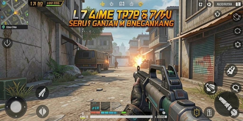 Screenshot gameplay L777 yang menunjukkan aksi seru dalam TPS.