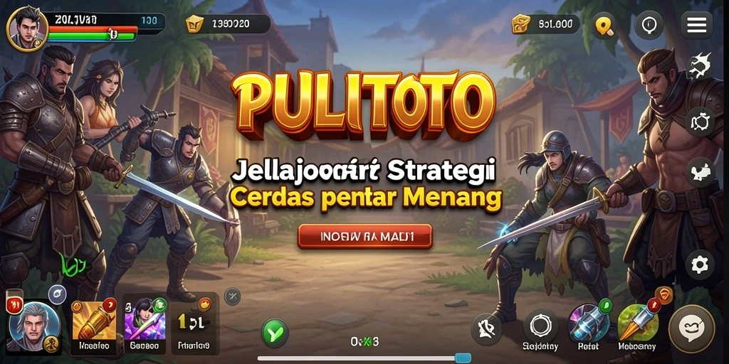Screenshot gameplay PULITOTO yang menampilkan aksi strategi yang mendebarkan.